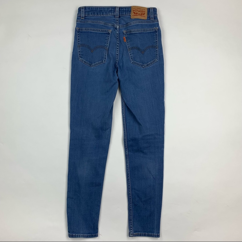 Levi’s 721 Vintage High Rise Skinny Jeans Sz 27 - Picture 7 of 11